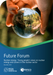 Front cover of the Future Forum report on climate change education in secondary school